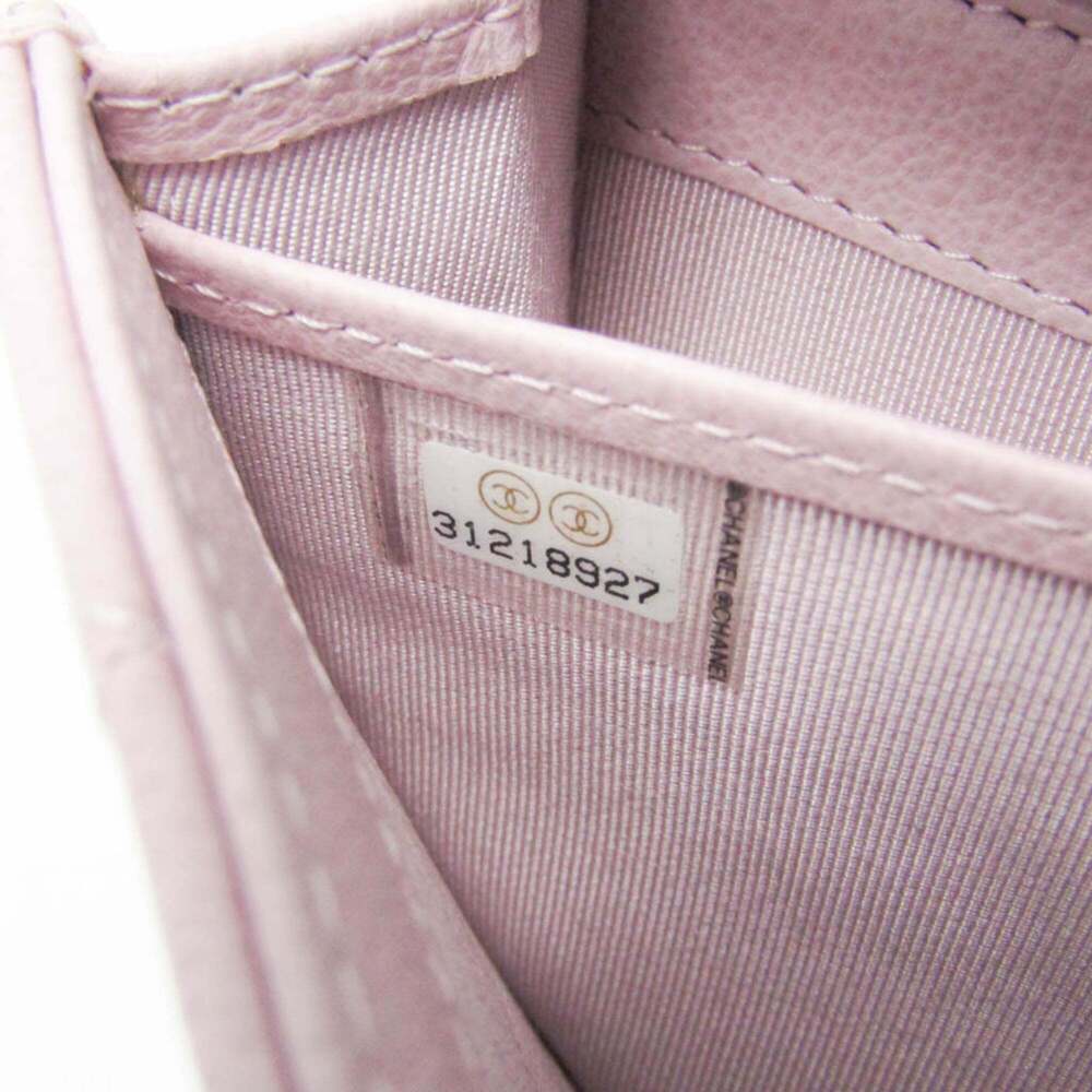 CHANEL Authentic Pink Leather Wallet - Picture 16 of 16